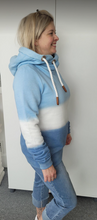 Load image into Gallery viewer, Wanakome - Serena - Cowl Neck Hoodie - Sapphire Mix
