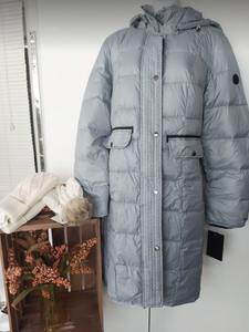 Normann - 5322 - Quilted Coat - Grey