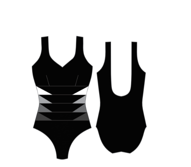 Finz - FZPO60642 - Aquafit Swimwear - Black