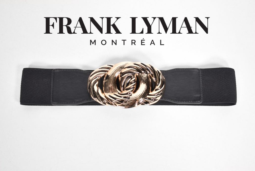Frank Lyman - A22302U - Channel Belt- Black