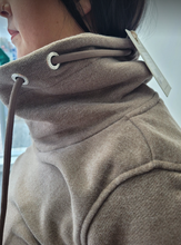 Load image into Gallery viewer, Wanakome - Julissa - Cowl Neck Sweatshirt -Chocolate Chip
