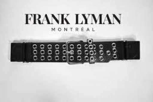 Frank Lyman - A22300U - Elasticized Belt with Silver Eyelet Buckle - Black