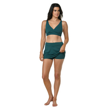 Load image into Gallery viewer, Jantzen - JZ21352H - Swim skirt with built in shorts and side zipper pocket - Dashing Green
