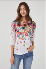 Load image into Gallery viewer, FDJ - 3019451 - Boatneck Drop Shoulder - Cascading Botanical Imprint
