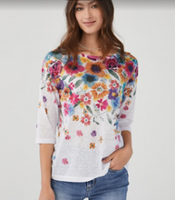 Load image into Gallery viewer, FDJ - 3019451 - Boatneck Drop Shoulder - Cascading Botanical Imprint
