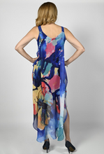 Load image into Gallery viewer, Frank Lyman - 236661U - Abstract Floaty Dress -  Blue/Yellow
