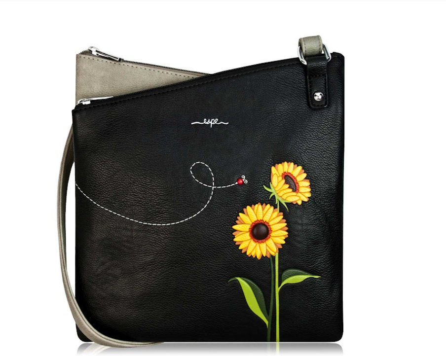Espe - H-02729-B - Sunflower Messenger - Black