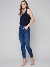 Load image into Gallery viewer, Charlie B - C5233S - Ankle Jeans Side Zipper - Indigo
