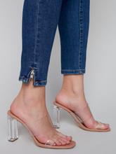 Load image into Gallery viewer, Charlie B - C5233S - Ankle Jeans Side Zipper - Indigo
