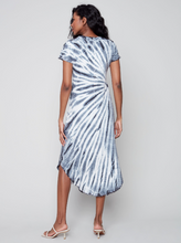 Load image into Gallery viewer, C3127R - Tie-Dye Cotton Slub Dress - Charcoal
