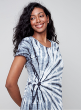 Load image into Gallery viewer, C3127R - Tie-Dye Cotton Slub Dress - Charcoal

