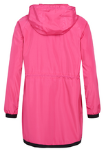 Load image into Gallery viewer, Normann - 2922 - Rain Resistant Hooded Coat - Fuschia
