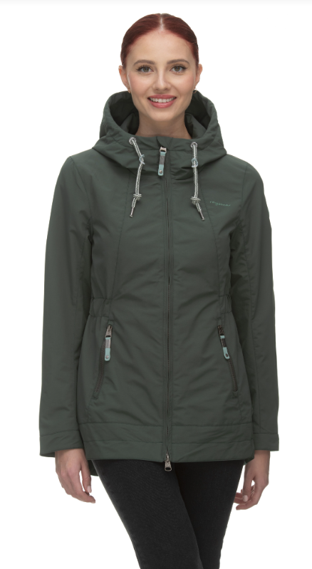 Ragwear - 2311-60037 - Yaguar Spring Jacket With Hood - Dark Green