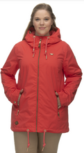 Load image into Gallery viewer, Ragwear - 2311-60046 - Zuzka Spring Jacket With Hood - Red
