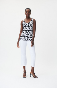 Joseph Ribkoff - 232271 - Top - Vanilla/Black