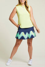 Load image into Gallery viewer, Tribal - 1218O-3506- Sleeveless Top with Zipper - Sunny Lime
